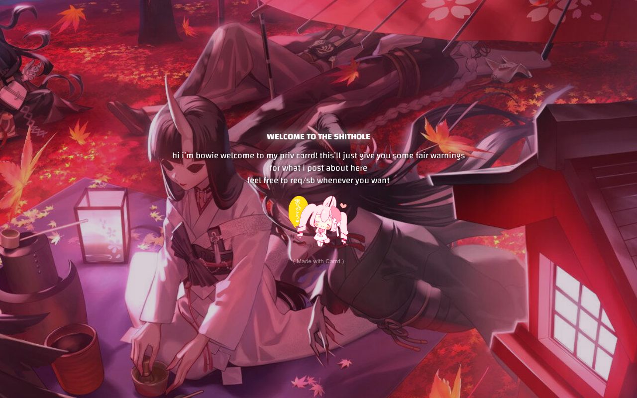 Carrd profile picture for @embraced